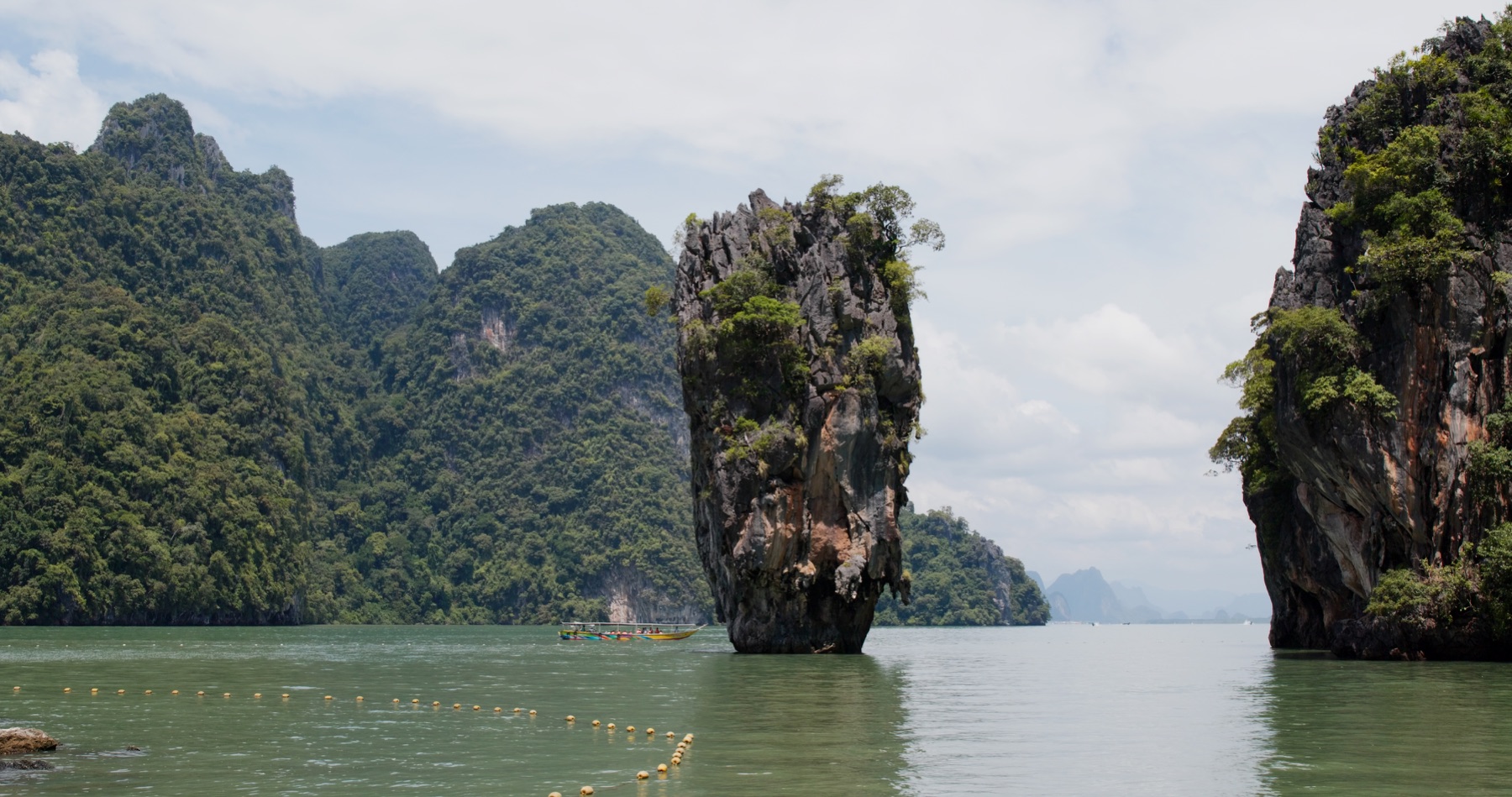 Limestone formations at James Bond Island