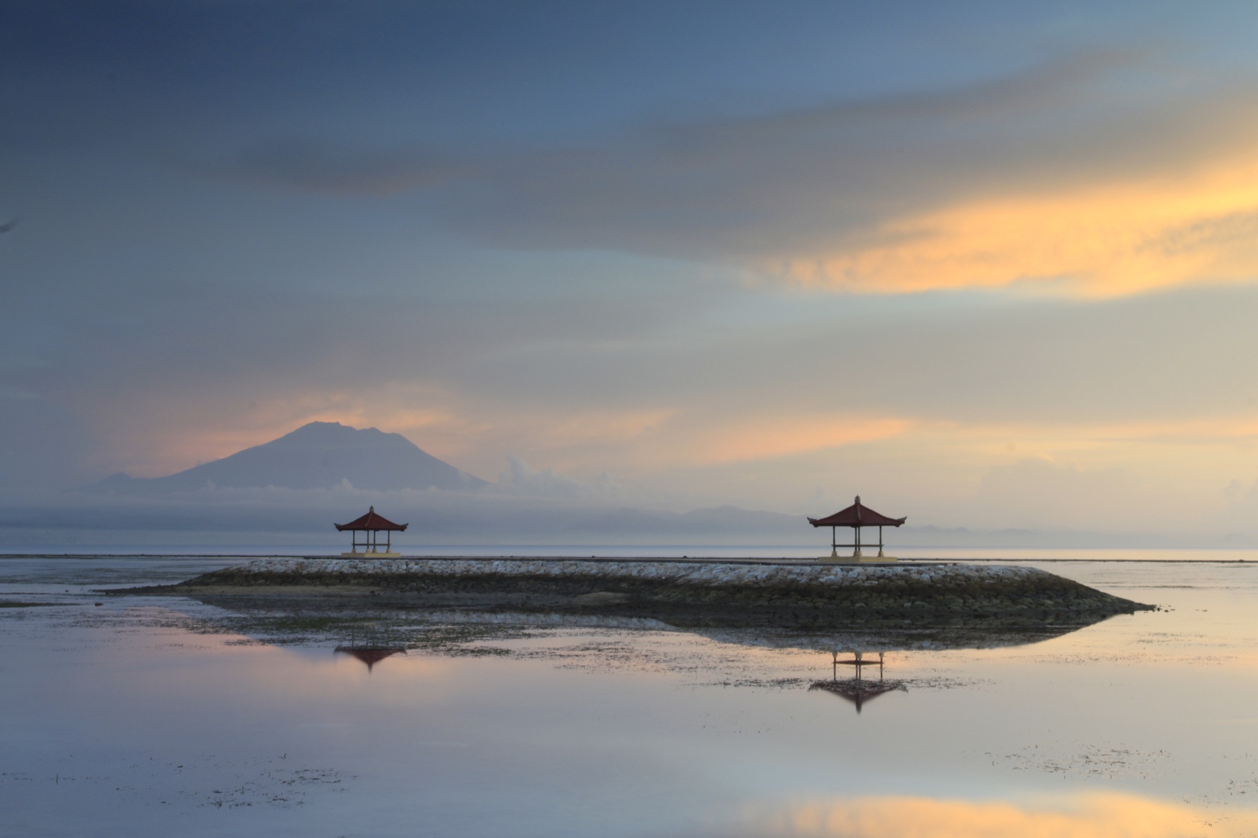Calm water at Karang Beach in Sanur, Bali
