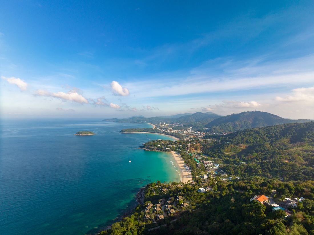 Kata and Karon beaches from the viewpoint